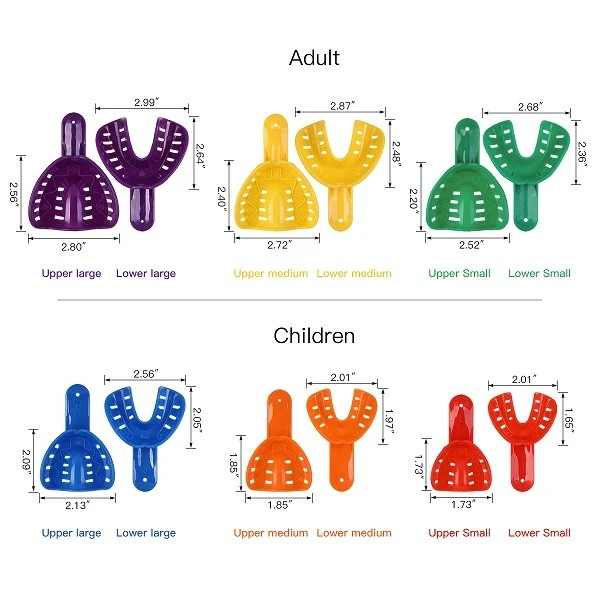 Colorful Impression Trays (3)
